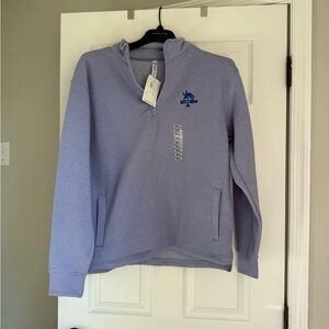Purple Quarter-Zip Sweatshirt